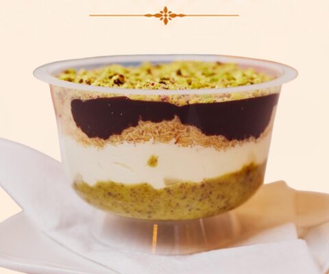 Coupe praliné à la kunafa